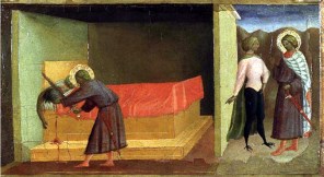 아버지를 죽이는 성 율리아노_by Masolino da Panicale_in 15 century.jpg